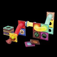 Edu-Matic Magnetic Tiles and Marble Run Part 45-piece Set 