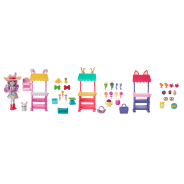 Enchantimals City Tails Bunny Farms Market 35+ Piece Playset & Accessories