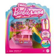 Barbie Mini BarbieLand Doll & Toy Vehicle Sets, 3.8cm Barbie Doll & Iconic Toy Vehicle with Color-Change Surprise