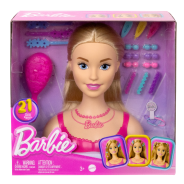 Barbie Doll Styling Head, Blond Hair with 20 Colorful Accessories