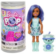 Barbie Chelsea Pop Reveal Bubble Tea Series Doll with Tea Can 5 Surprises Assorted