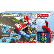 Carrera First Nintendo Mario Kart Slot Car Set - 2.4m