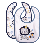 Baby Jersey Bib Lion 2 Pack